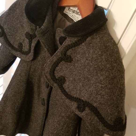 Rothschild 2T Girls Charcoal/Grey with black trim - Picture 8 of 8